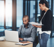 Learners progressing through an AI-enabled digital learning platform